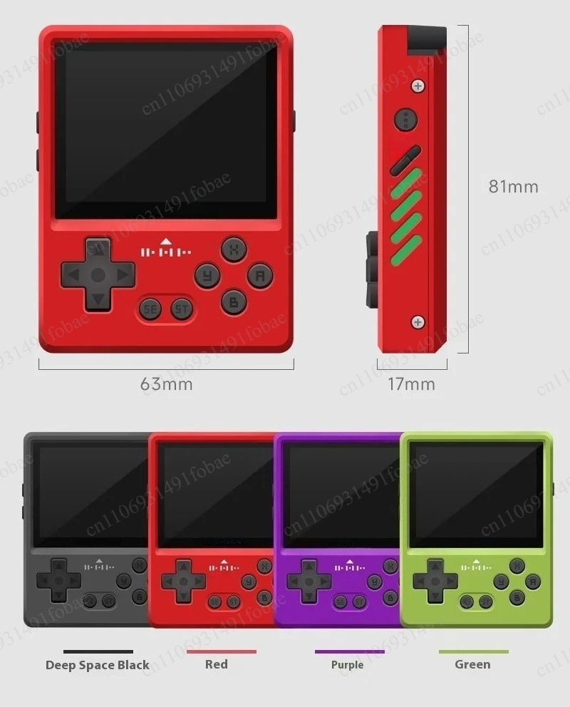 Gaming Console All - Volledig metalen CNC retro draagbare gameconsole
