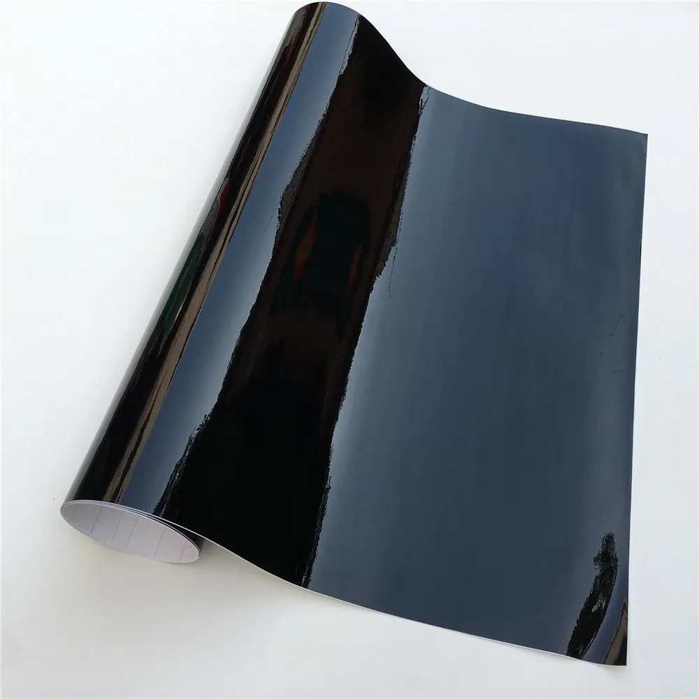 Console Skin Wrap - Ultra Glossy Black Vinyl Wrap Auto