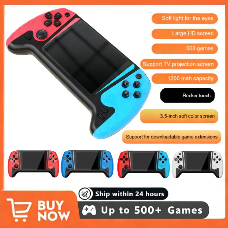 Gaming Console Under 500 - Retro draagbare videogameconsole Linux-systeem 3,5-inch LCD-scherm