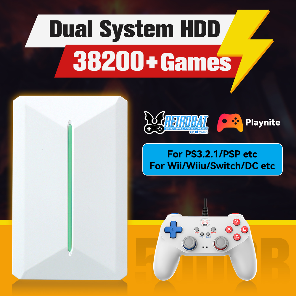 Gaming Console Gs5 - Retrobat & Playnite Systeem HDD Retro