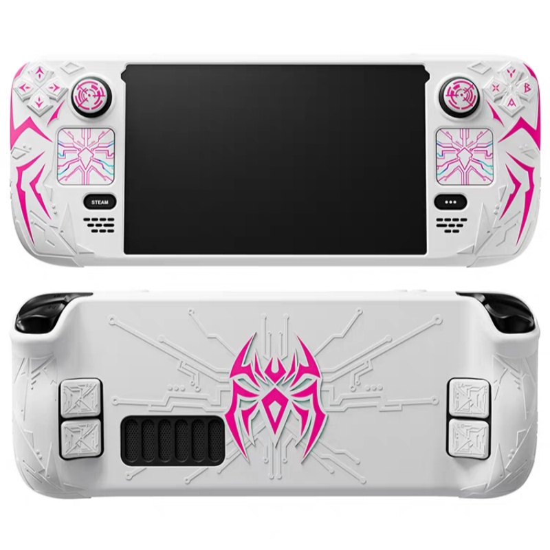 Gaming Console Design - PlayVital beschermhoes voor Steamdeck Cyber ​​Spider