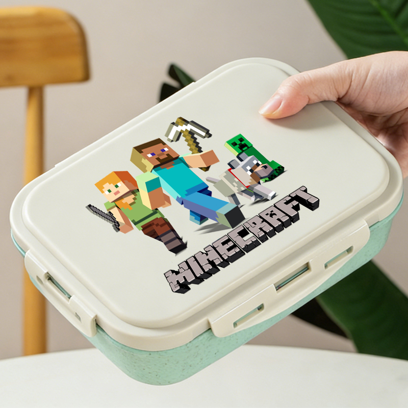 Gaming Console Minecraft - Minecrafted Bento Lunchbox Game Picknick Voedselcontainers
