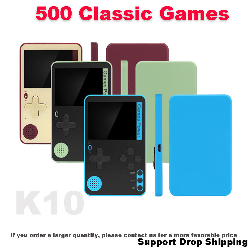 Gaming Console Under 500 - Draagbare gameconsole K10, klassieke games, draagbare