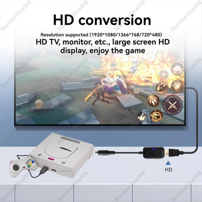 HDMI-converterkabel voor Sega  - Gaming Console Tv recensie en prijs