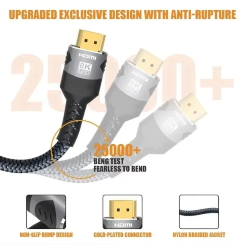 8K UHD HDMI-kabel 2.1 Hoge Sne - Gaming Console Definition recensie en prijs