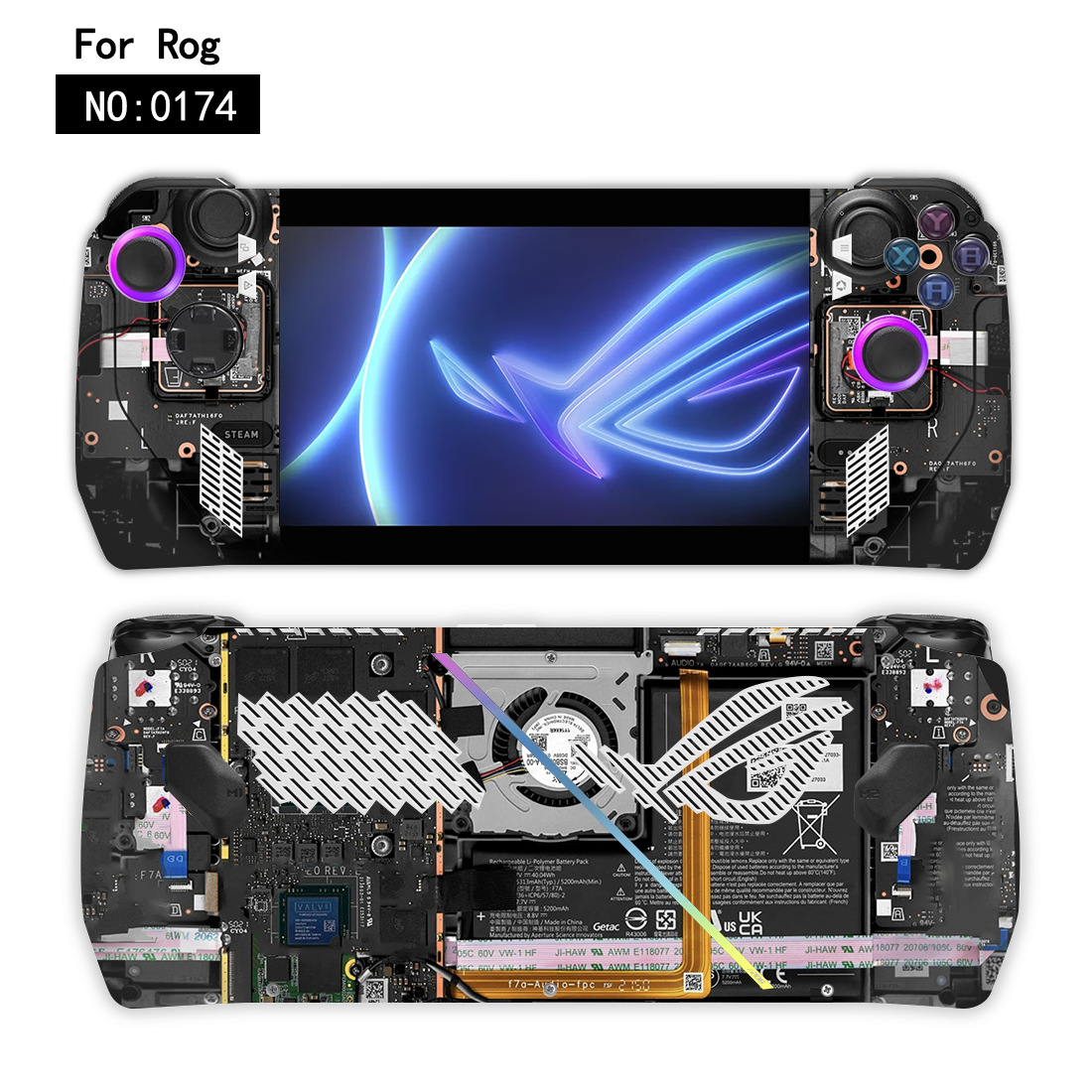 Nieuwe Stickers Cover Case Voo - Gaming Console Asus Rog recensie en prijs
