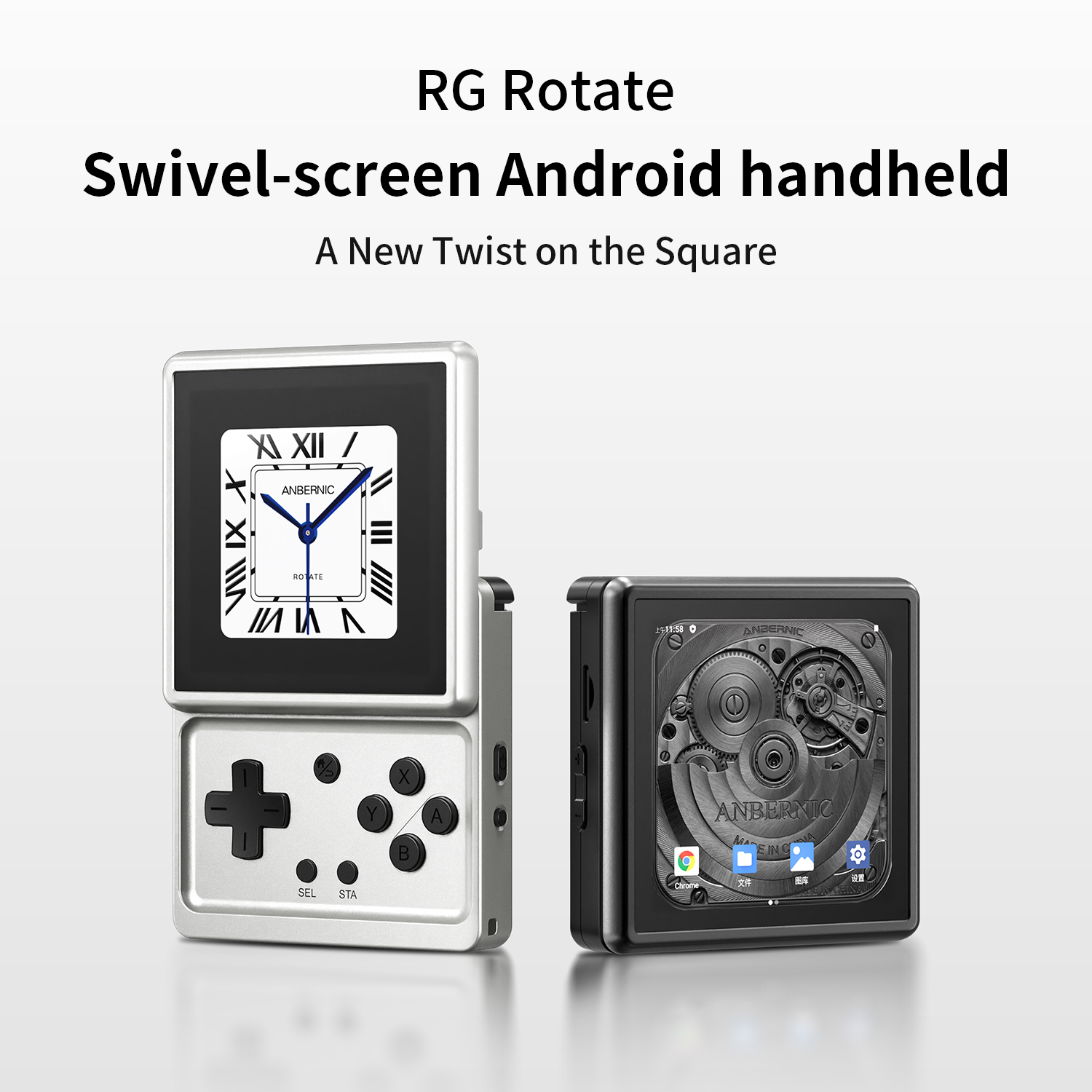 ANBERNIC RG Draaibare Android  - Gaming Console Handheld Android recensie en prijs