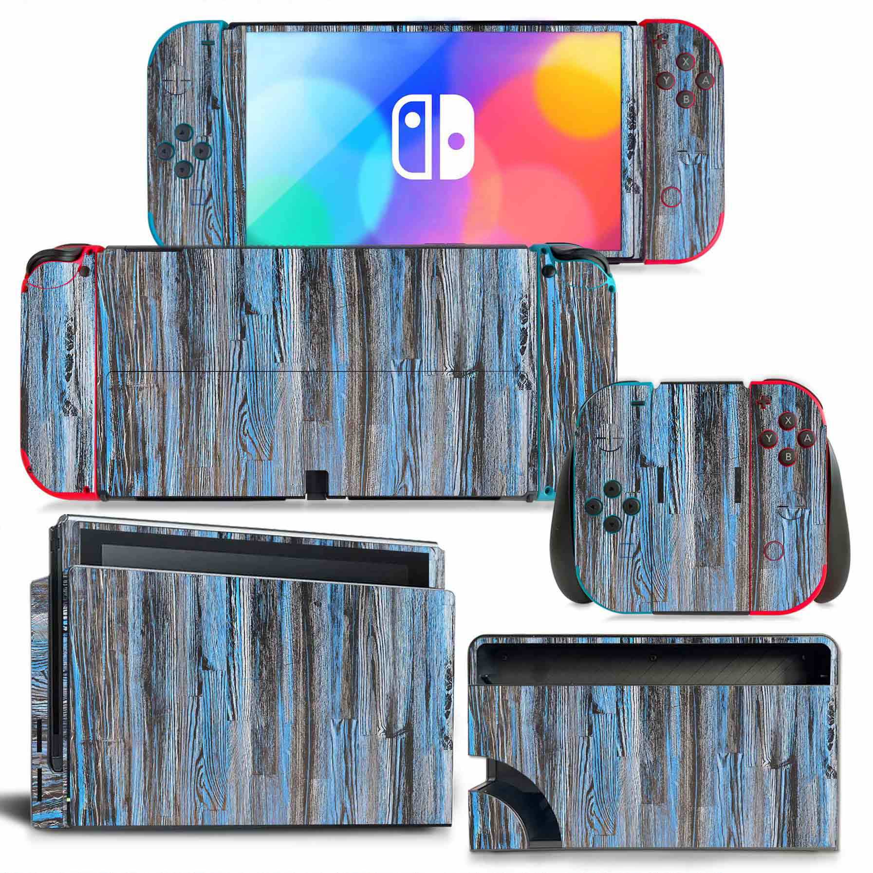 Voor Nintendo Switch OLED Hout - Console Skin Wrap recensie en prijs