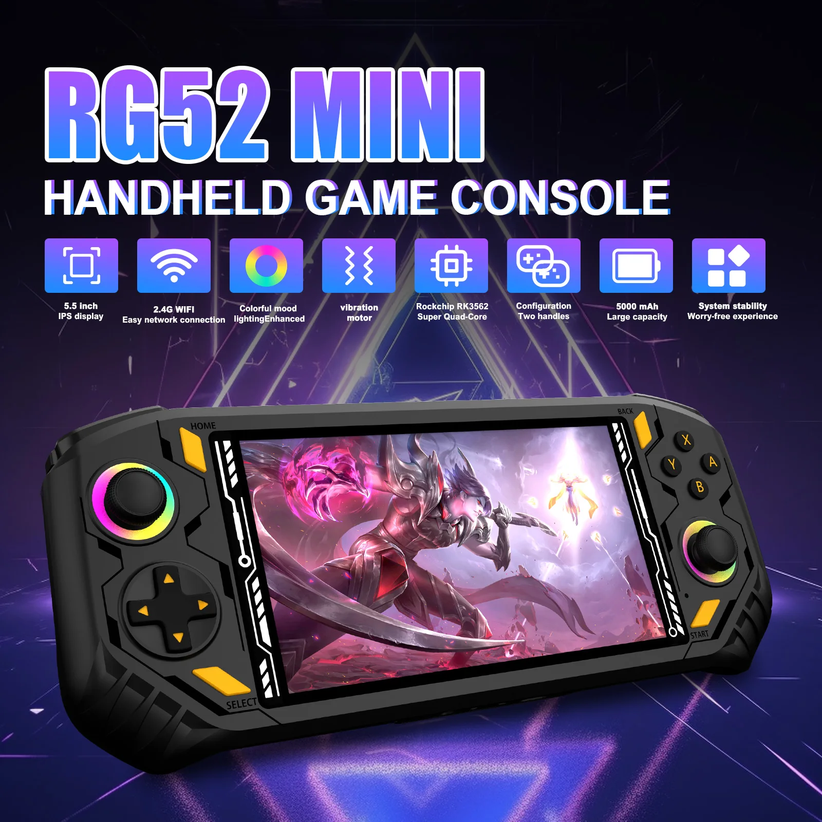 AISLPC RG52 MINI Handheld Game - Gaming Console Minecraft recensie en prijs