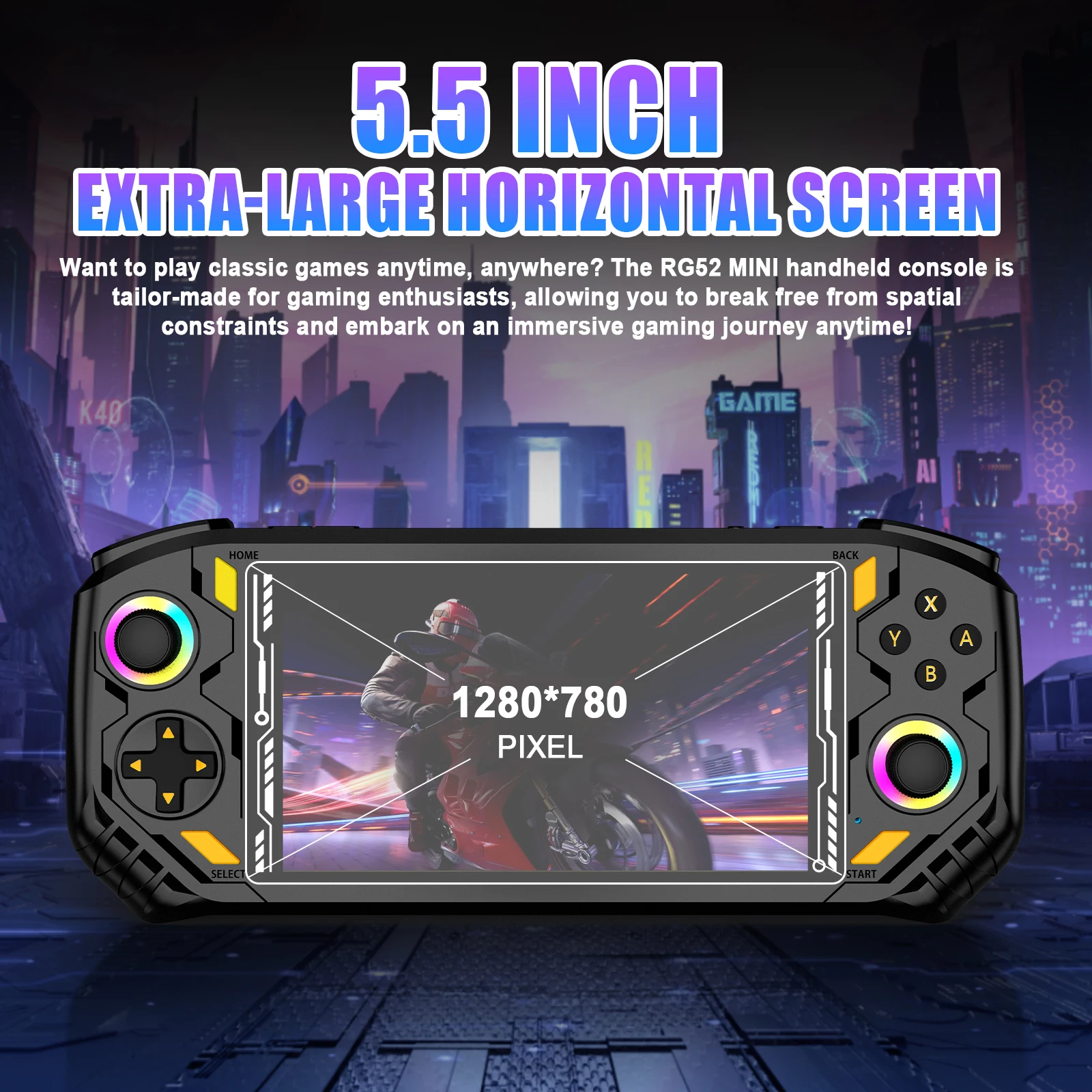 AISLPC RG52 MINI Handheld Game - Gaming Console Minecraft recensie en prijs