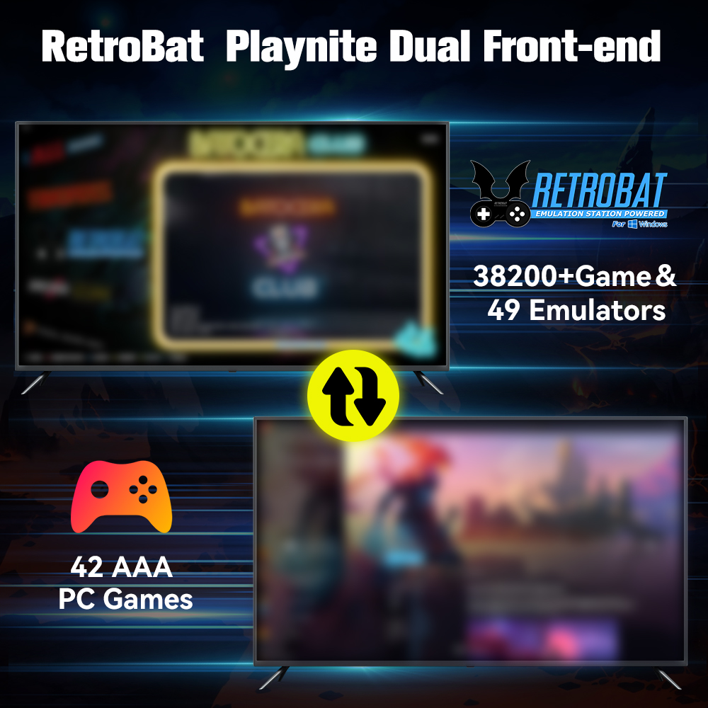 Retrobat & Playnite Systeem HD - Gaming Console Gs5 recensie en prijs
