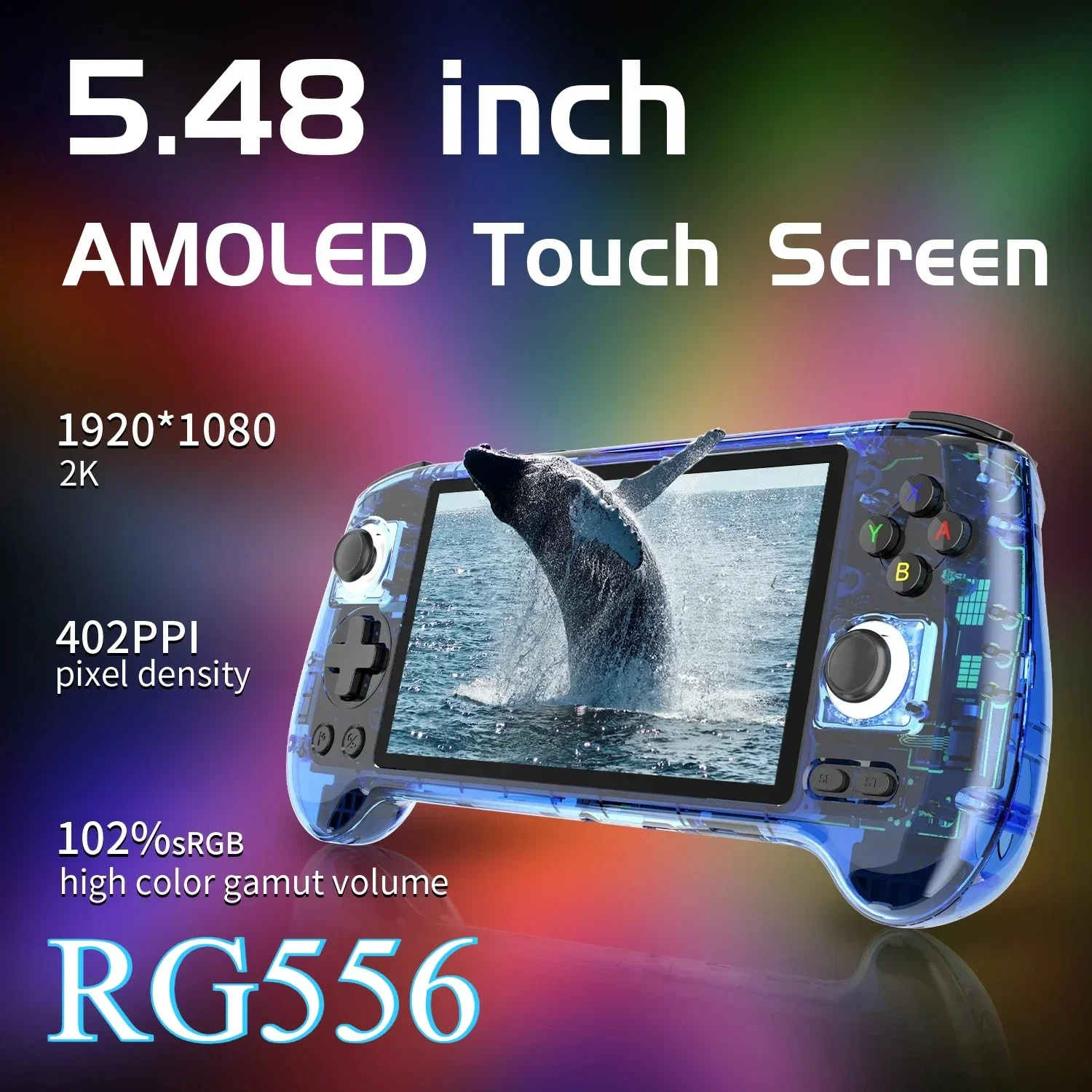 ANBERNIC RG556 Handheld Spelco - Gaming Console Handheld Android recensie en prijs