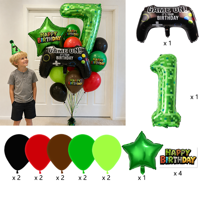 Pixel Miner Nummer Folieballon - Gaming Console Minecraft recensie en prijs
