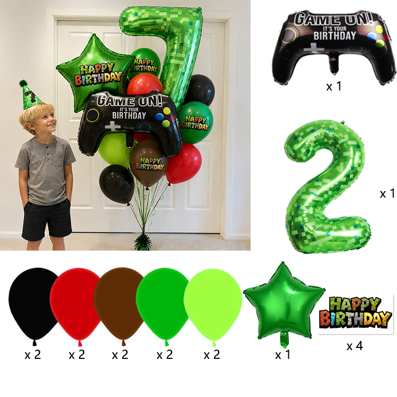 Pixel Miner Nummer Folieballon - Gaming Console Minecraft recensie en prijs