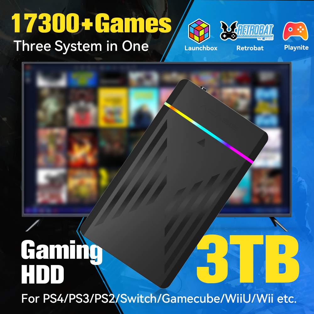 3TB Draagbare Gaming HDD Launc - Gaming Console In Chinese recensie en prijs